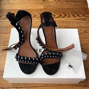 Givenchy Women Black Suede Heels